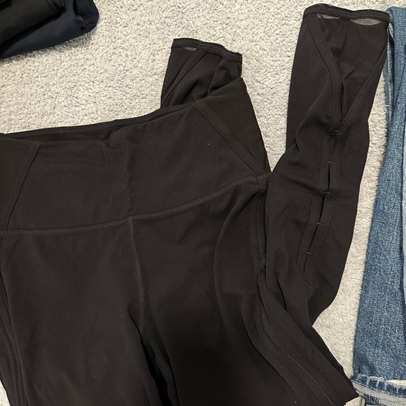 Athleta black leggings high rise - Picture 1 of 3